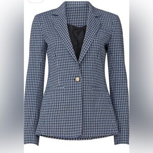 Derek Lam 10 Crosby Plaid Blazer - SIZE 16